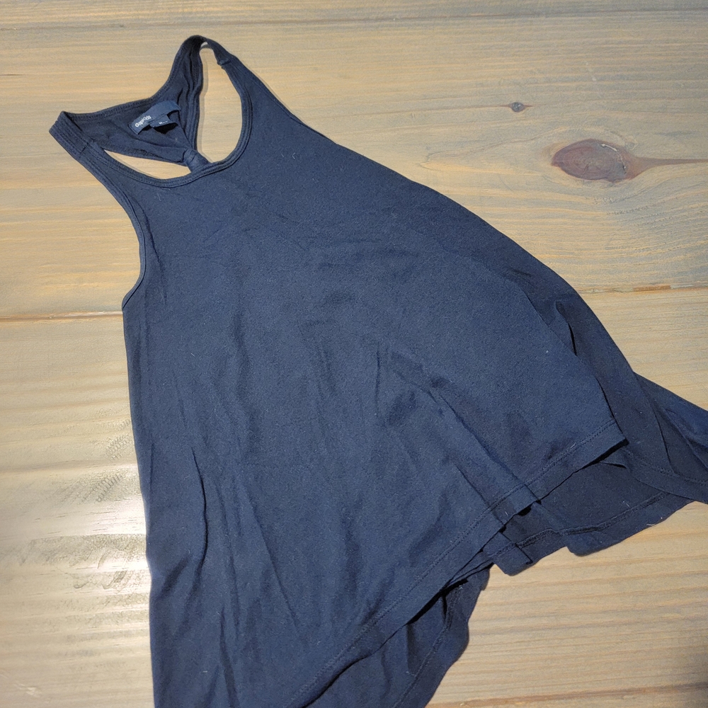GAP Kids Navy Knotted Racerback Tee sz 8 - Picture 4 of 10